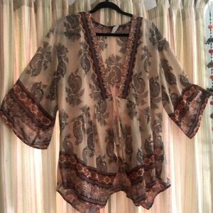 Xhilaration sheer top